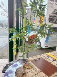 七夕仕様になりました☆彡